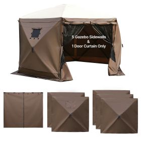 Canopy Sidewalls, 5.67 x 4.85 ft, Canopy Tent Walls with Waterproof and Sunlight Protection